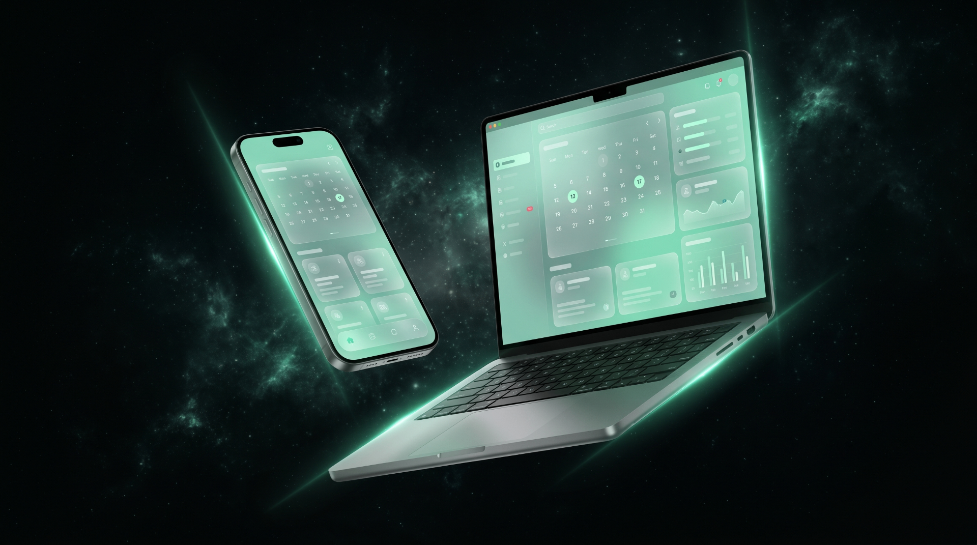 Anteprima del gestionale EticaMediSystem su laptop e smartphone